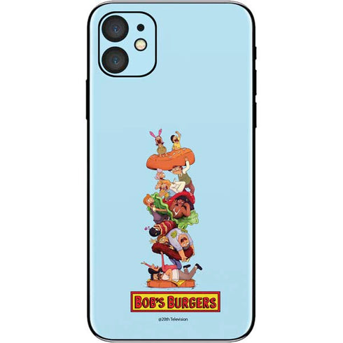 Bobs Burgers Stacked iPhone 11 Skin